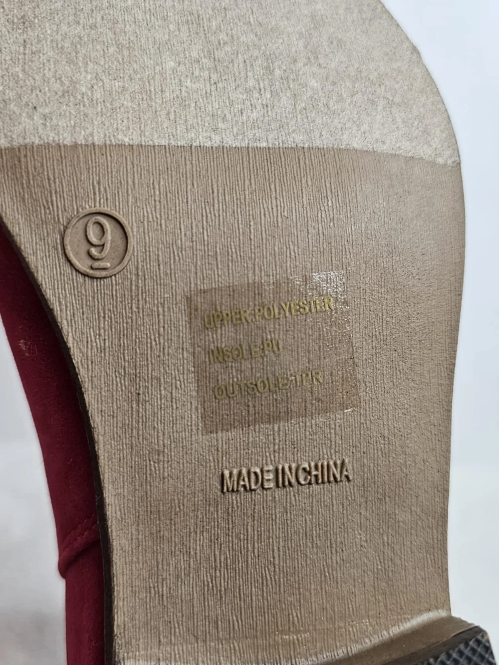 🖤JG Ramsey Women’s Red Ankle Boots Size 9 - Picture 14 of 14